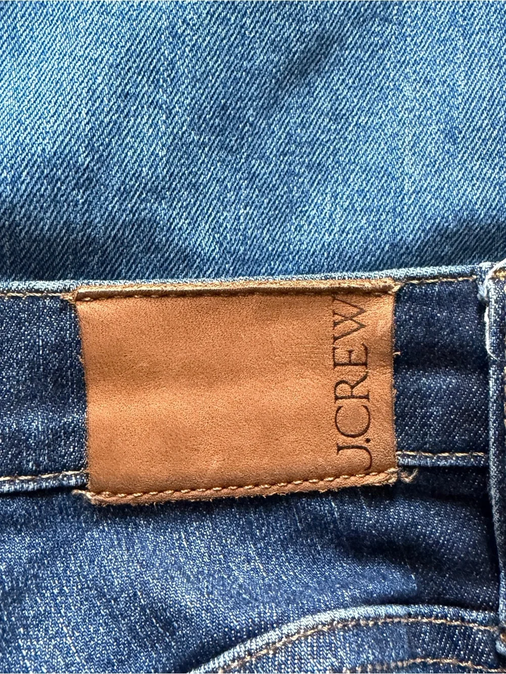 J. Crew Dark Blue Bootcut High-Rise Button-Fly Jeans